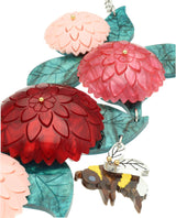 Colourful Dahlias Necklace