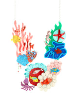 Colourful Coral Reef statement necklace