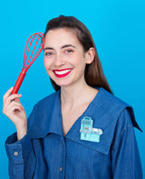 Cooking in the Easy Bake Oven Brooch -Interactive-