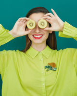 Cool as a Kiwi Brooch