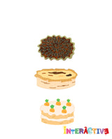 Cosy Harvest Pies Insert Pack for Oven Brooch