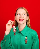 Crackin’ Christmas Nutcracker Brooch