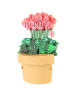 Cyclamen in the Plant Pot Brooch