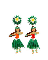 Dancing a Hanohano Haʻikū Hula Earrings