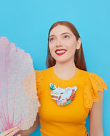 Day Time Night Time In The Barrier Reef -Interactive- statement necklace