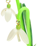 Delicate Snowdrop Flower Necklace