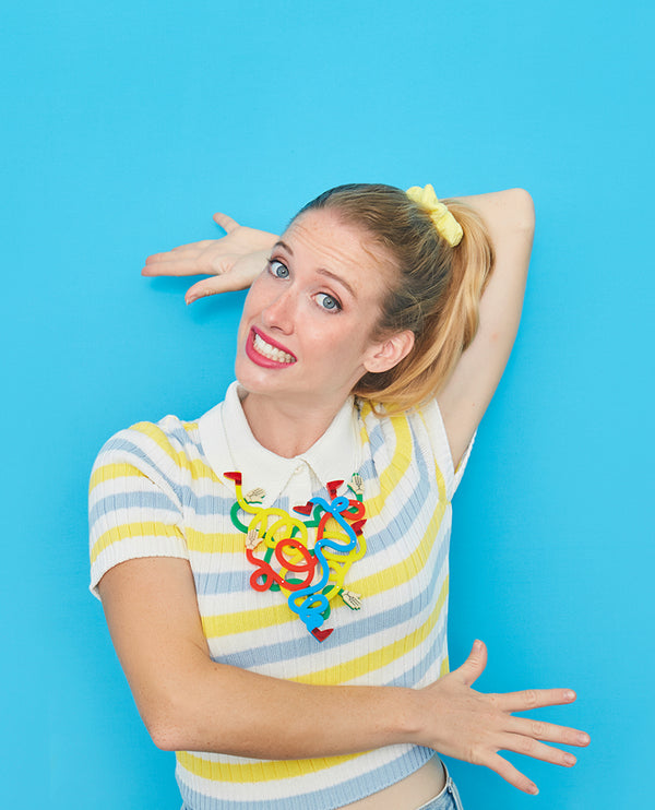 Don’t Get It Twisted Twister Statement Necklace