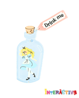 Drink Me Brooch