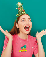 Driving Home The Christmas Tree Necklace