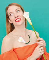 Elegant Calla Lily Necklace