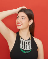 Elegant Caryatids in the Erechtheion Necklace