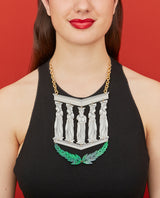 Elegant Caryatids in the Erechtheion Necklace