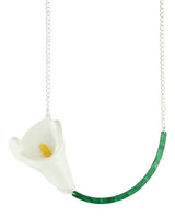 Elegant Calla Lily Necklace