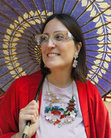 Essence of the Sakura Blossoms Statement Necklace