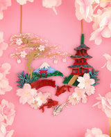 Essence of the Sakura Blossoms Statement Necklace