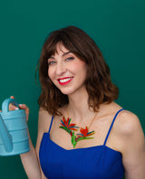 Exotic Birds of Paradise Necklace
