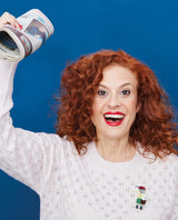 Extra, Extra! Read All About It! Brooch