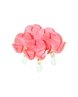 Feeling my Gold Heart Flower Brooch