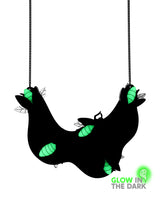 Fireflies In The Night Necklace -Glow in the Dark-