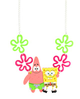 F is for Friends SpongeBob and Patrick Necklace