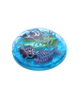 Fish In The Bubble brooch