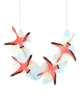 Flamingos Taking Flight Necklace