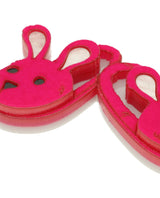 Fluffy Bunny Slippers Brooch