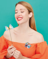 Fluttering Butterflies Brooch
