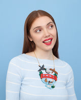 Flying Over Duck Bridge Necklace
