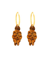 Form of Venus of Willendorf Earrings