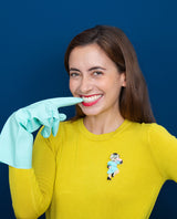 Freaky Frank-N-Purrrter Brooch