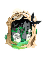 Full Moon in the Graveyard Brooch