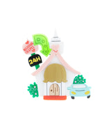 Getting Hitched At The Wedding Chapel Brooch