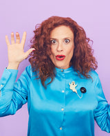 Ghost Prisoner For Life And Death Brooch -Glow In The Dark-