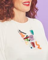 Ghoulish Cocktails Necklace