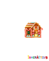 Gingerbread House Magic Statement Brooch -Interactive-