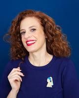 Girl with a Pearl Earring Brooch