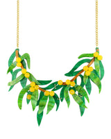 Glistening Wattle Garland Necklace