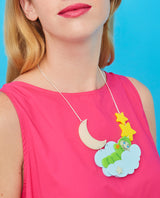 Glow In The Dark Glo Worm Nighttime Necklace