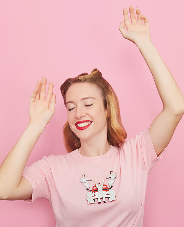 Greased Lightning Dance Necklace