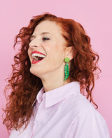 Green Peas In A Pod Earrings