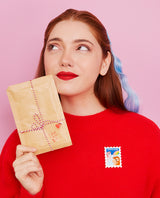 Greetings From Ponyland Stamp Brooch