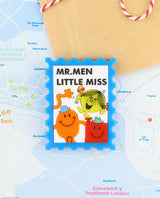 Greetings from Dillydale Stamp Brooch