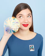 Greetings from Greenland Stamp Brooch