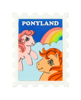 Greetings From Ponyland Stamp Brooch