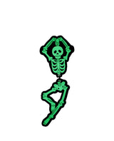 Groovy Skeleton Brooch -Glow in the dark -