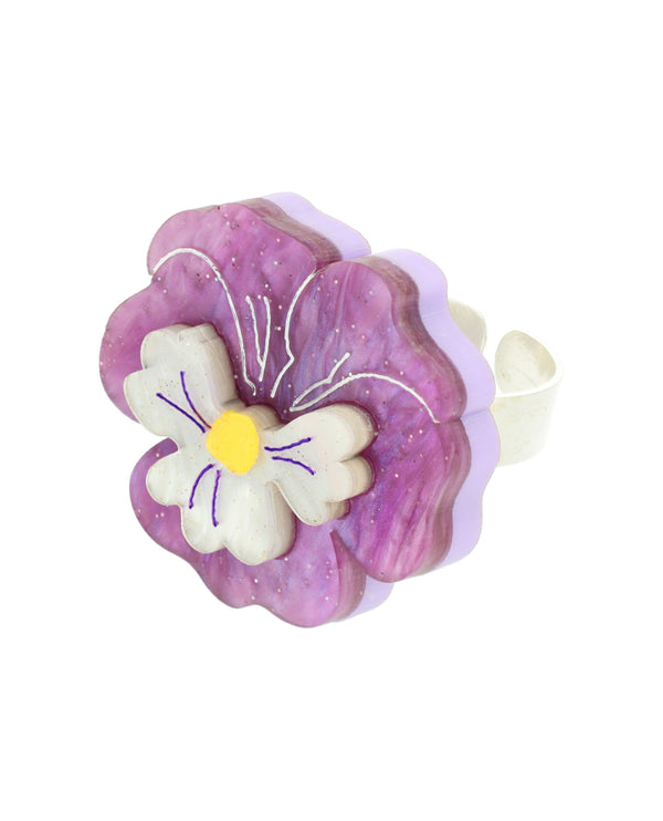 Happy Pansy Ring