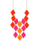 Harlequin Diamond Print Necklace
