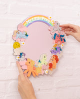 Head in the Pony Clouds Wall Mirror