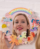 Head in the Pony Clouds Wall Mirror